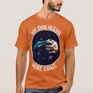 T-shirt Drôle Chien Attraper Un Ufo Mon Chien A Besoin De 