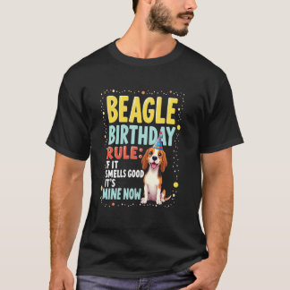T-shirt Drôle chien Beagle d'anniversaire