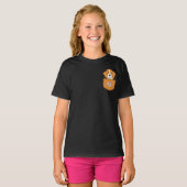 T-shirt Drôle Chien Beagle Dans La Poche (Devant entier)