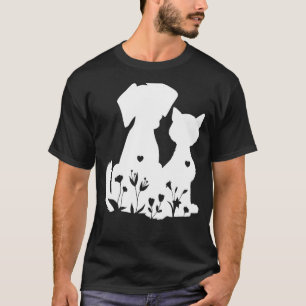 T-shirt Drôle Chien Chat Pet Lover Hommes Femmes
