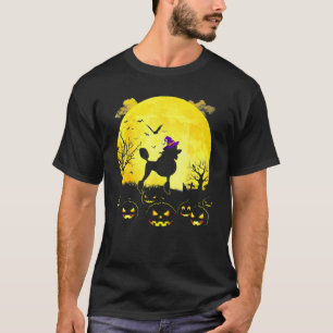 T-shirt Drôle chien de caniche Halloween Costume Amoureux