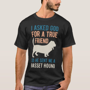 T-shirt Drôle Chien de Hound Basset