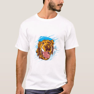 T-shirt Drôle chien mignonne