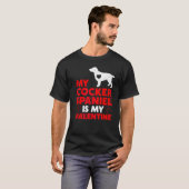 T-shirt Drôle Chien Mon Cocker Spaniel Est Mon Valentin (Devant entier)