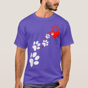 T-shirt Drôle Chien patte, pour les propriétaires de chien