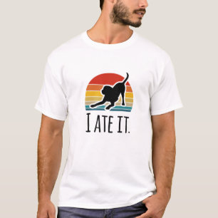 T-shirt Drôle Chien Tee - shirt Black Lab "I Mate It" Chi