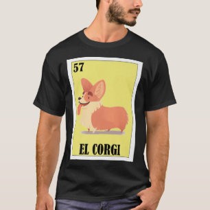 T-shirt Drôle Chiens de Meican Designel Corgi-1125
