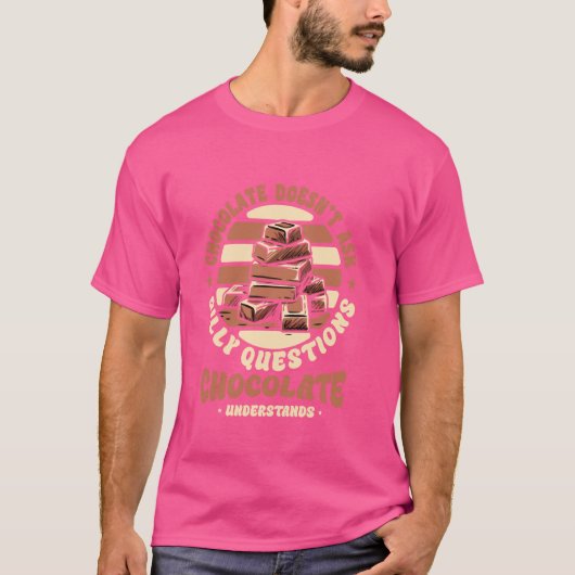 T-shirt Drôle Choco Lover Chocolat Doesnu2019T Poser (Devant)