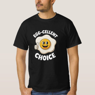 T-shirt drôle "Choix Œuf-tastique" Œufs Frits
