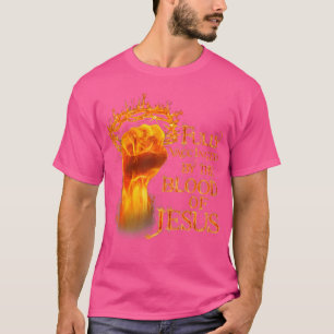 T-shirt Drôle Chrétien Entièrement Vacciné Par Le Sang De