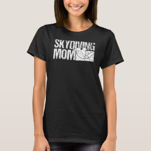 T-shirt Drôle Ciel Hommes Parachutiste Maman Parachutisme