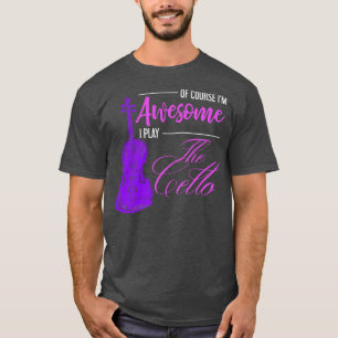 T-shirt Drôle Citation Citation Musique Cello