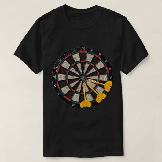 T-shirt Drôle Citation de fléchettes techniques tactiques (Design devant)