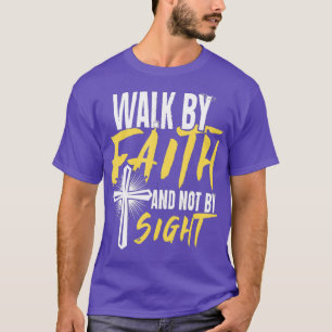 T-shirt Drôle Citation de la Bible chrétienne Marche-cadea