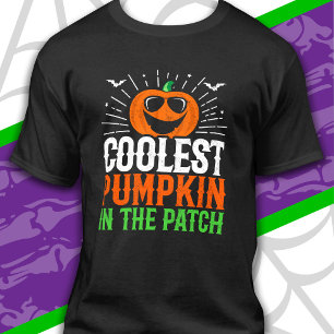 T-shirt Drôle Citrouille La Plus Cool Du Coin Fête Hallowe