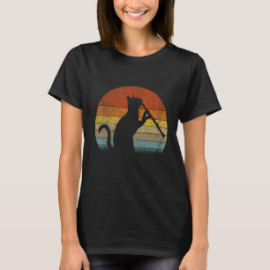 T-shirt Drôle Clarinet Chat Clarinet Lecteur de musique Re