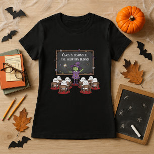 T-shirt Drôle Classe Enseignant Halloween Est Rejetée