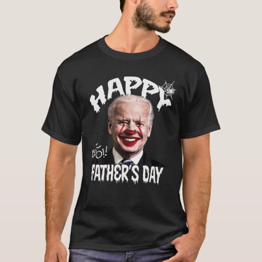 T-shirt Drôle Clown Joe Biden Bonne Fête des pères Pour Ha (Devant)