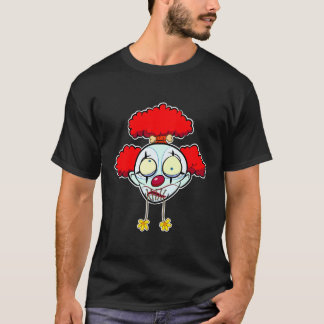 T-shirt Drôle Clown Tête rétrécie
