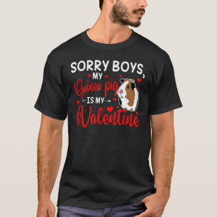 T-shirt Drôle Cochon De Guinée Désolé Les Garçons Mon Coch