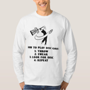T-shirt Drôle Comment jouer des instructions de golf de di