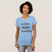 T-shirt Drôle comptable dire (Devant entier)