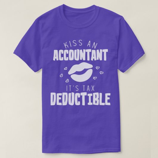 T-shirt Drôle comptable fiscal cadeaux (Design devant)