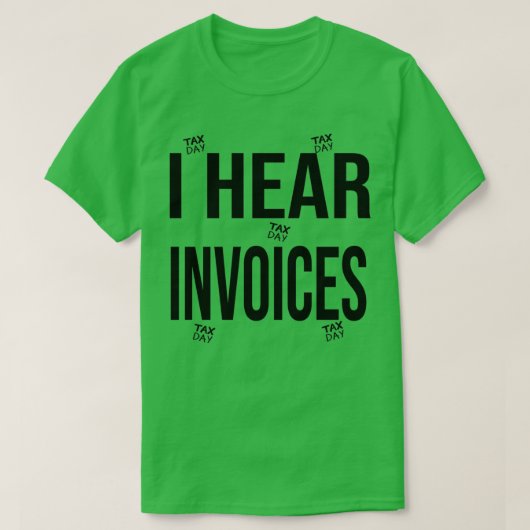 T-shirt Drôle Comptable Jour de l'impôt Calculateur Idée c (Design devant)