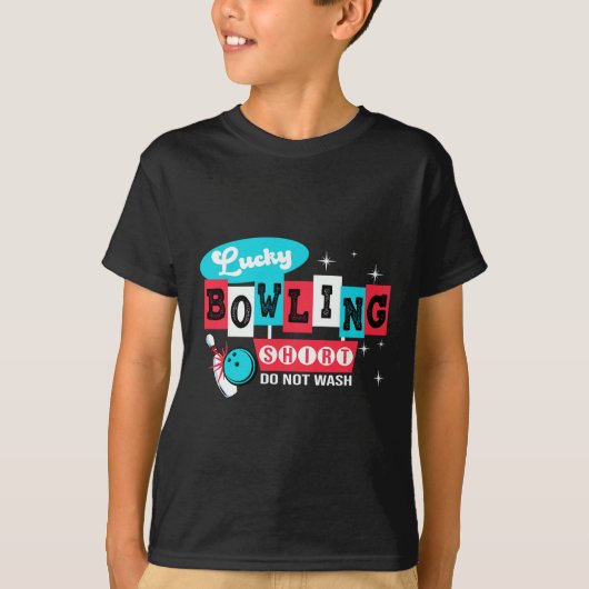 T-shirt Drôle Conception Bowling Ne Pas Laver C'Est Mon He (Devant)