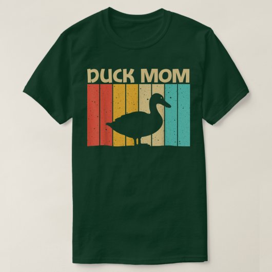 T-shirt Drôle Conception de canard pour maman Mère Farmer  (Design devant)
