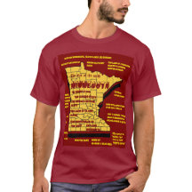 Drôle conception de carte Wisconsin