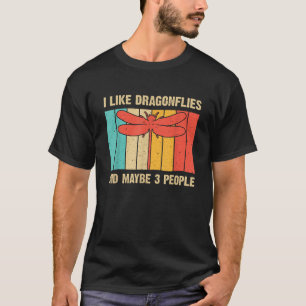 T-shirt Drôle Conception de libellules pour enfants Hommes