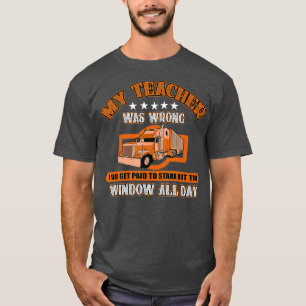 T-shirt Drôle Conducteur de camion Citation cadeau Semi B