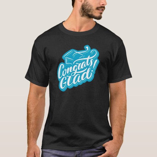 T-shirt Drôle Congrats Grad (Devant)