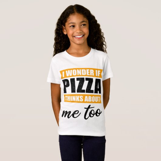 T-Shirt Drôle Cool Cadeau Pizza Je Me Demande Si Pizza Pen (Devant entier)
