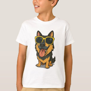 T-shirt Drôle Cool chien enfants