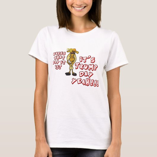 T-shirt Drôle Cool HumpDay Camel Parodie - C'est Trump Day (Devant)