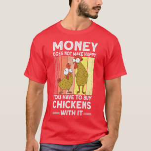 T-shirt Drôle Coq Agricole Hen Poulet
