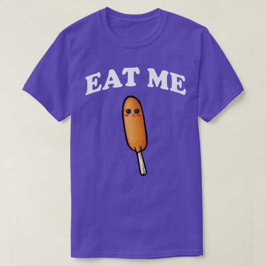 T-shirt Drôle Corn Chien Pronto Pup State Fair Food Hommes (Design devant)