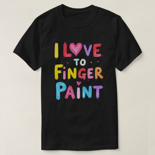 T-shirt Drôle Correspondant J'Aime Les Couples De Peinture (Design devant)