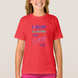 T-shirt Drôle Courir Je Cours Pour Brûler Le Fou