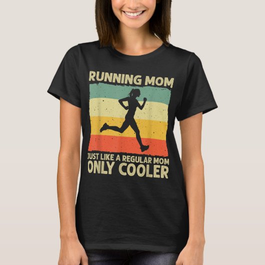 T-shirt Drôle Courir Pour Femmes Mère Marathoner Coureur C (Devant)