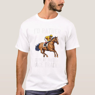 T-shirt Drôle Course Hippique Course Pour Hommes Femmes Co