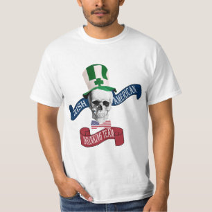 T-shirt Drôle crâne gothique Irlandais St Patrick's day