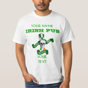 T-shirt Drôle crâne irlandais St Pat's day