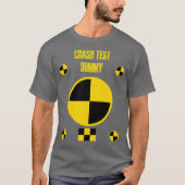 T-shirt Drôle Crash Test Dummy Dernier Minute Halloween (Devant)