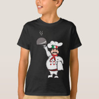 Drôle cuisinier italien serveur Italie pizzeria no