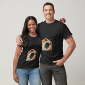 T-shirt Drôle curieux chien Treeing Walker Coonhound (Unisexe)