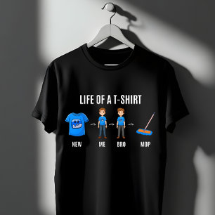 T-Shirt drôle Cycle de vie Humour