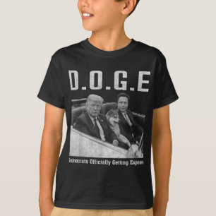 T-shirt Drôle D.o.g.e Démocrates Doge Officiellement Se Dé